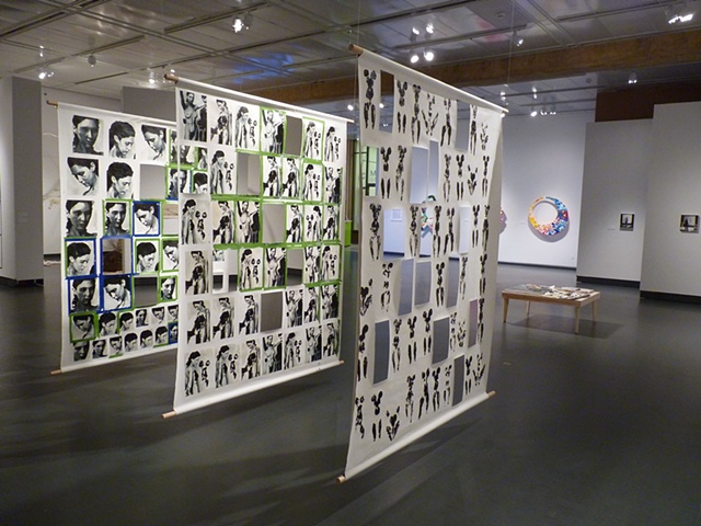 yves klein anthropometries installation