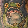 banjo playing toad