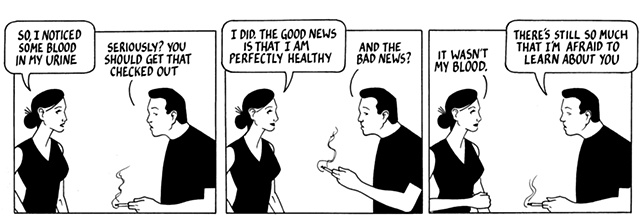nothing happened today, comic, webcomic, blood in urine