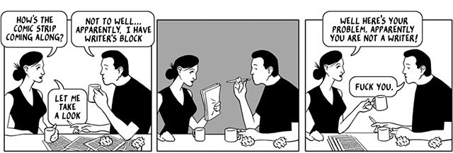 nothing happened today, comic, webcomic, writer's block