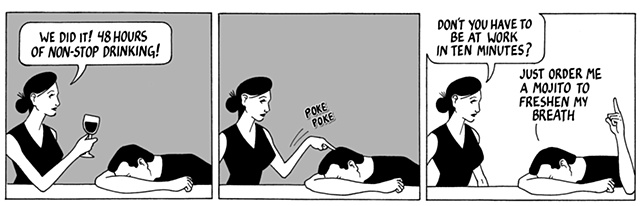 nothing happened today, comic, webcomic, mojito, alcoholism