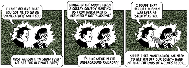 nothing happened today, nothinghappenedtoday.com, comic, comic strip, webcomic, ed harrington, wolf blood, mantracker