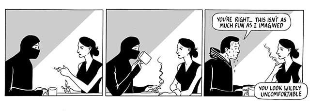 nothing happened today, comic, webcomic, ninja, wildly uncomfortable