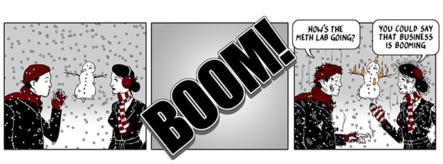 nothing happened today, comic, webcomic, meth lab, crystal meth, explosion