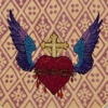 Sacred Heart with Wings 