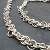Silver Chainmail Necklaces