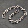 Sterling Wallet Chain with Titanium Clips