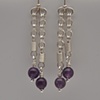 Sailor Chain Earrings with Amythist