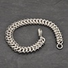Heavy Gauge European Chainmail Bracelet made from Sterling