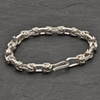 Funky Sterling Byzantine Chain Bracelet