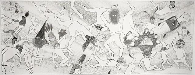 ink, drawing, paper, schutzenhofer, art, somber
