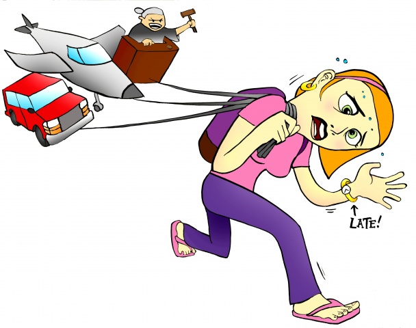 Why I was late...