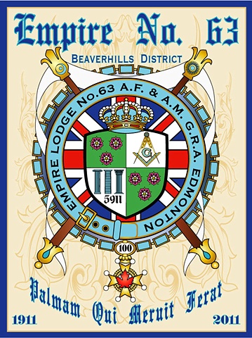heraldry work for Edmonton Freemasons.