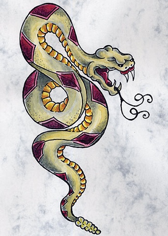 old rattlesnake