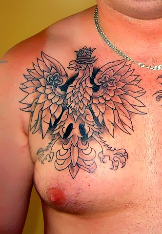 Polish eagle tattoo Poland