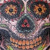 Mexican sugar skull tattoo