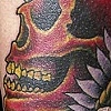 red skull and wing