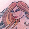 irish pin up girl tattoo