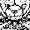 evil teddy bear tattoo