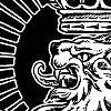 lion rampant with sword tattoo design