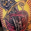 dagger and heart tattoo
part of sleeve in progress.