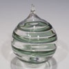 Emerald Spiral Ornaments