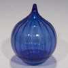 Optical Cobalt Glass Ornaments