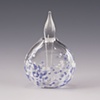 Purple and White Frit Perfume Bottles