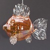 Orange Optical Glass Fish