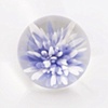 Purple and White Frit Paper Weights