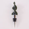 Green & Blue Ribbon Twist Bottle Stoppers
