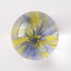 Purple and Yellow Frit Paper Weights