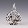 Black and White Frit Perfume Bottles