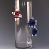 Medium Cylindrical Vases w/ Aquatic Theme