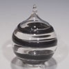 Silver Sparkle Spiral Ornaments