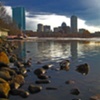 BOSTON DUCKS ON A COLD DAY