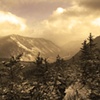 CRAWFORD'S NOTCH - White Mountains, NH (Sepia)