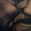 Gandhi Grey-Wash Portrait