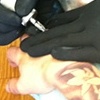 getting tattooed by derek hutchison