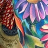 An arm-shin full of flowers!!