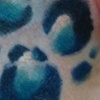 Custom Freehand Crazy Color Leopard Print