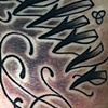 Believe Ribcage Script with Grey-Wash Background