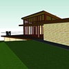 South west elevation 3-D