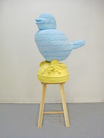 BLUE BIRD, YELLOW BASE