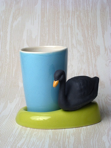 BLACK SWAN BLUE CUP