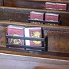 Inside the main chapel, of Mission San Carlos Borromeo.