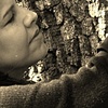 Carole with Oak Tree