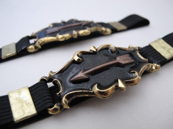 Copper Arrow Boot Garters