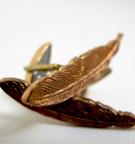 Feather Cufflinks