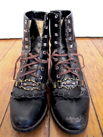 Copper Arrow Boot Garters